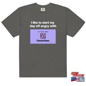 Nyt Connections Tshirt New York Times Games Funny Shirt Unisex Tshirt